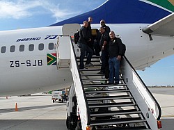 Boarding at Port Elizabeth